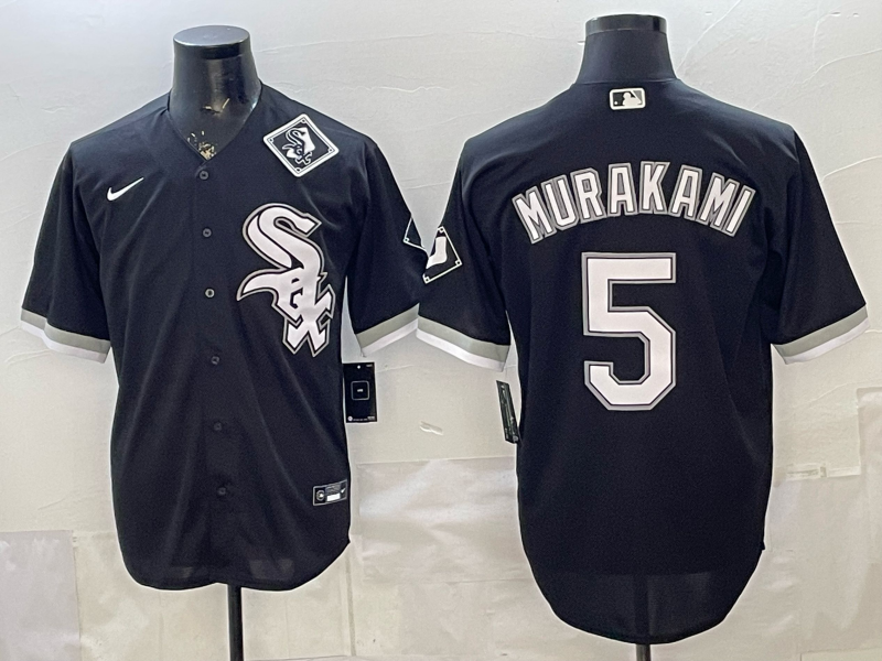 2026 Men Nike Chicago White Sox #5 Murakami black MLB Jersey 0410006->chicago white sox->MLB Jersey